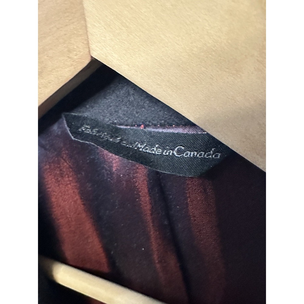 Ted Baker Flasby Black Double Breasted Overcoat Men 44R Wool‎ - Picture 8 of 11